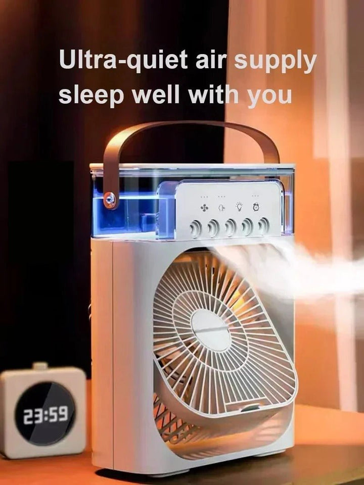 Lisslune | ChillCube Compact – Desktop Evaporative Mini Cooler for Personal Spot Relief