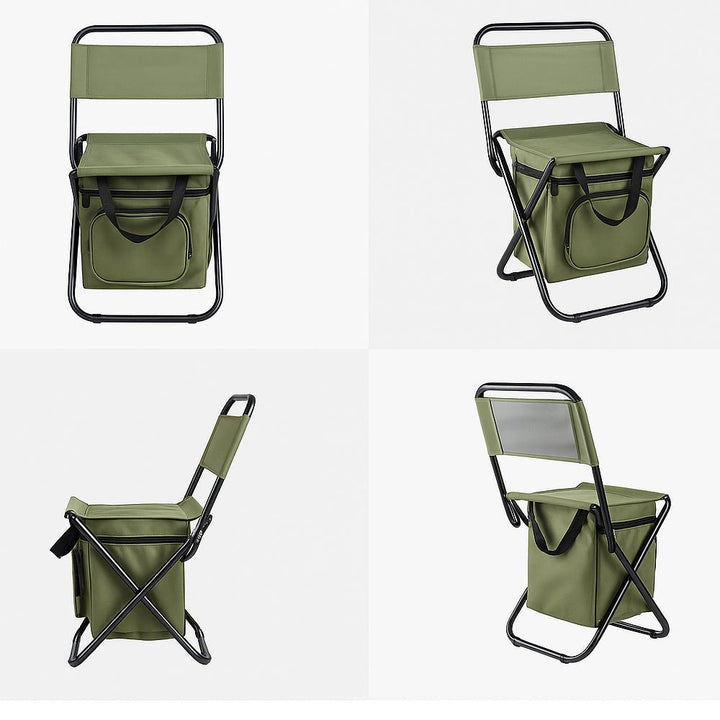 Lisslune | Coolcamp Chair – Foldable Outdoor Chair with Built-In Cooler and Storage