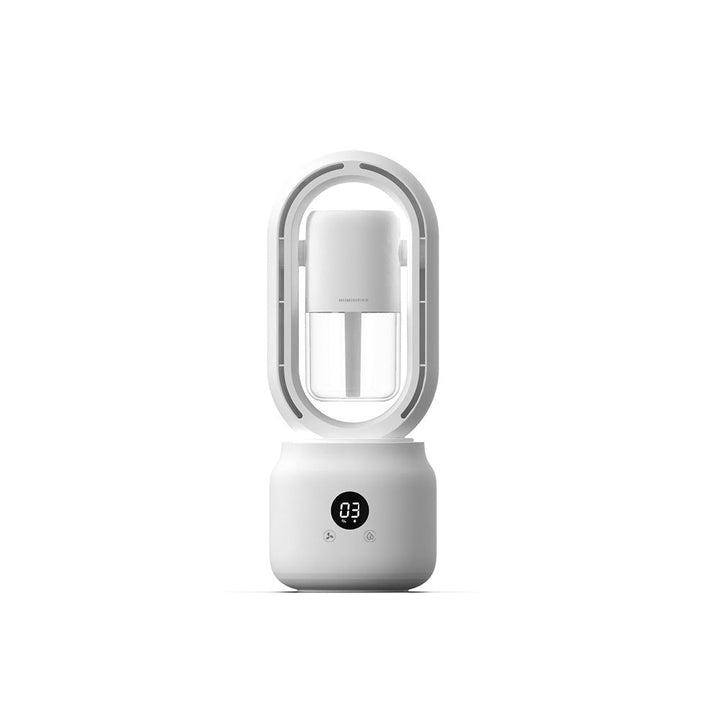 Lisslune | COOLMIST – Portable Bladeless Fan with Humidifier and Night Light
