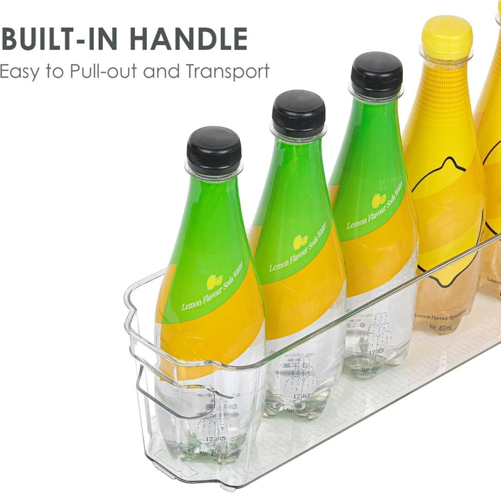 Lisslune | COOLORGANIZE – Transparent Refrigerator Storage Bins for Clutter-Free Kitchen