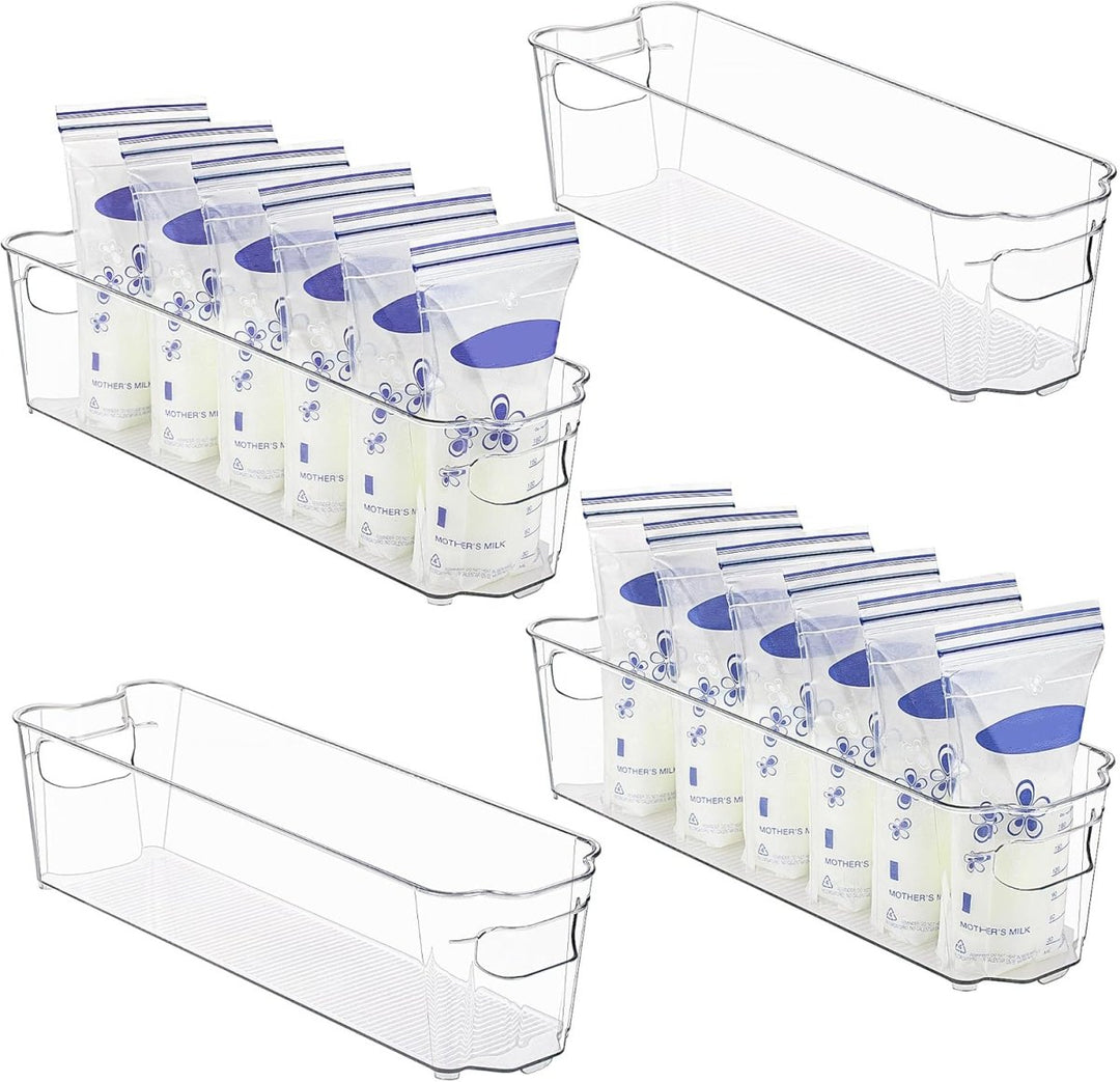 Lisslune | COOLORGANIZE – Transparent Refrigerator Storage Bins for Clutter-Free Kitchen