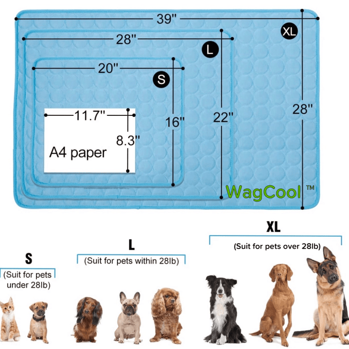 Lisslune | COOLPET MAT – Pressure-Activated Cooling Dog Mat for Instant Comfort