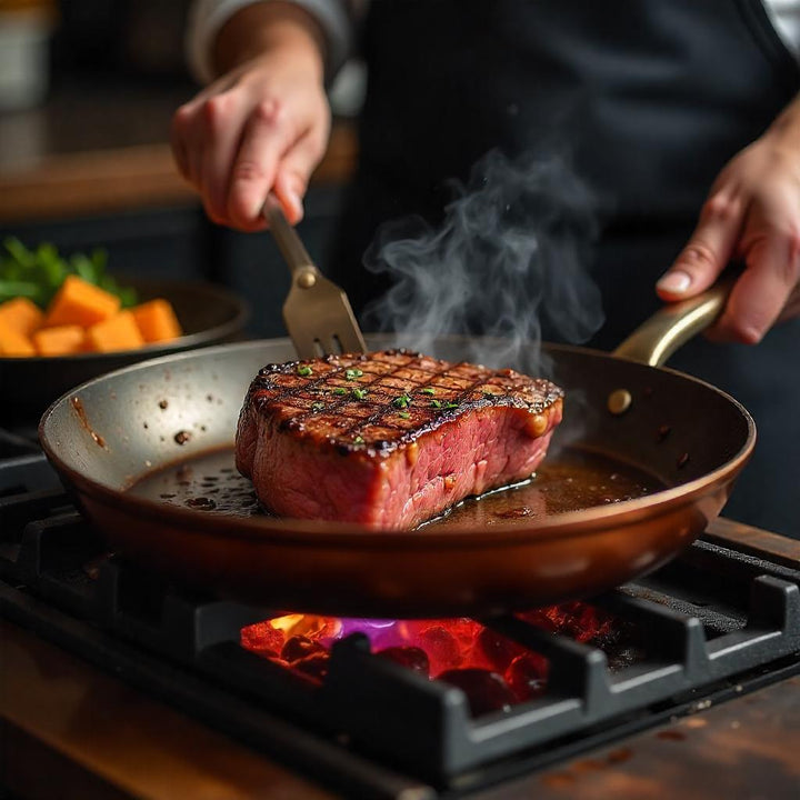 Lisslune | Copper Pan – Professional Non-Stick Pan with Fast Heat Response