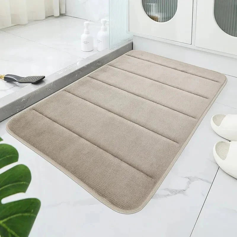 Lisslune | CORAL VELVET MAT – Soft Bathroom Mat with Non-Slip Design for Comfort & Safety