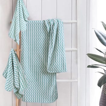Lisslune | Elysoria Coral Weave Towels | Plush, durable towels with maximum absorbency and quick-dry