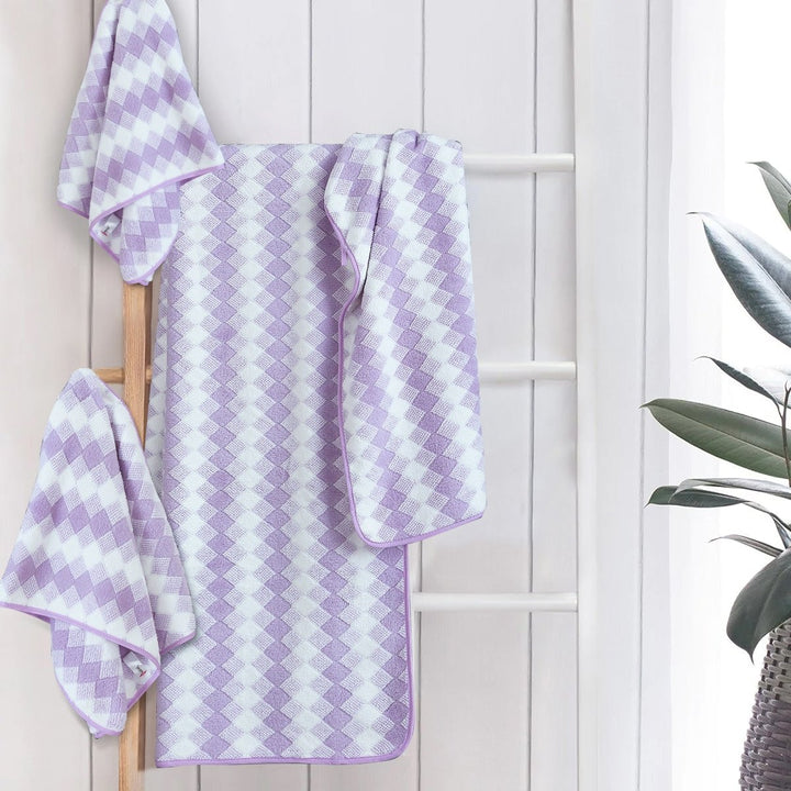Lisslune | Elysoria Coral Weave Towels | Plush, durable towels with maximum absorbency and quick-dry