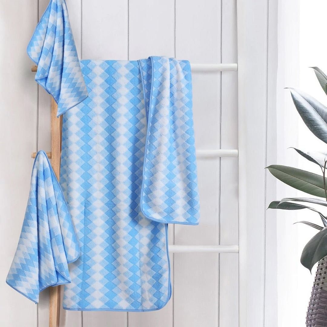 Lisslune | Elysoria Coral Weave Towels | Plush, durable towels with maximum absorbency and quick-dry