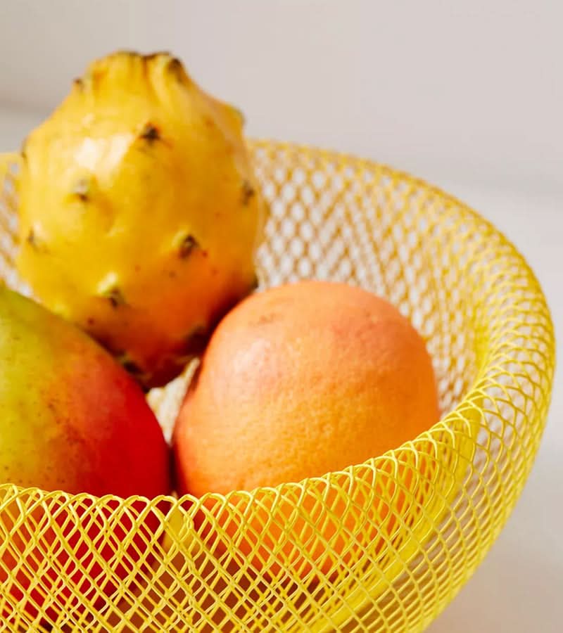 Lisslune | Steel Mesh Fruit Basket with Ventilation for Fresh Storage