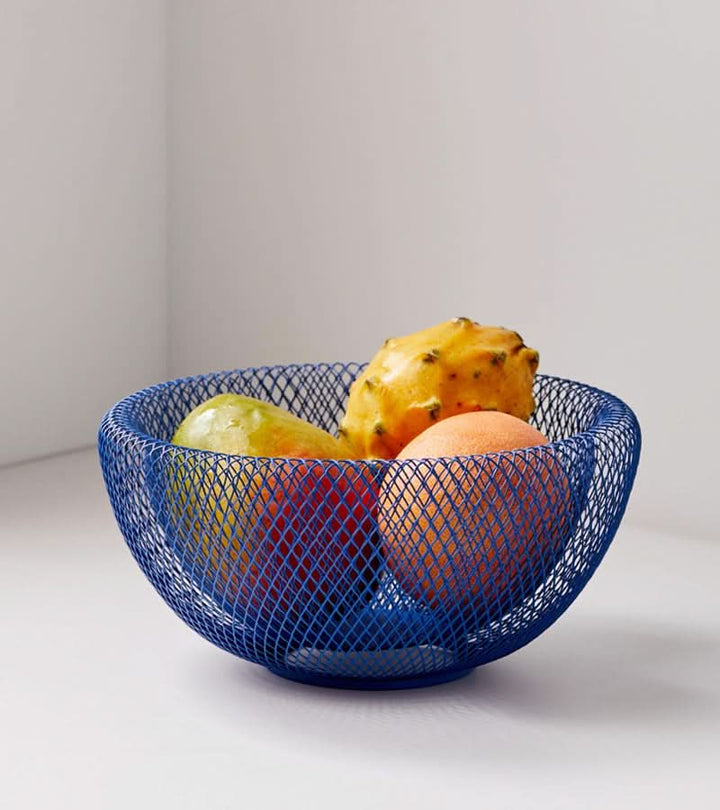 Lisslune | Steel Mesh Fruit Basket with Ventilation for Fresh Storage