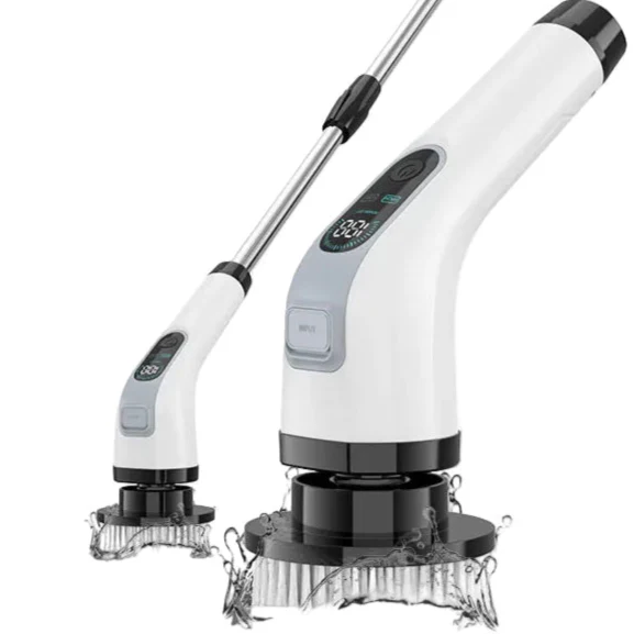 Lisslune | Cordless Electric Spin Cleaning Brush with 7 Attachments – Waterproof