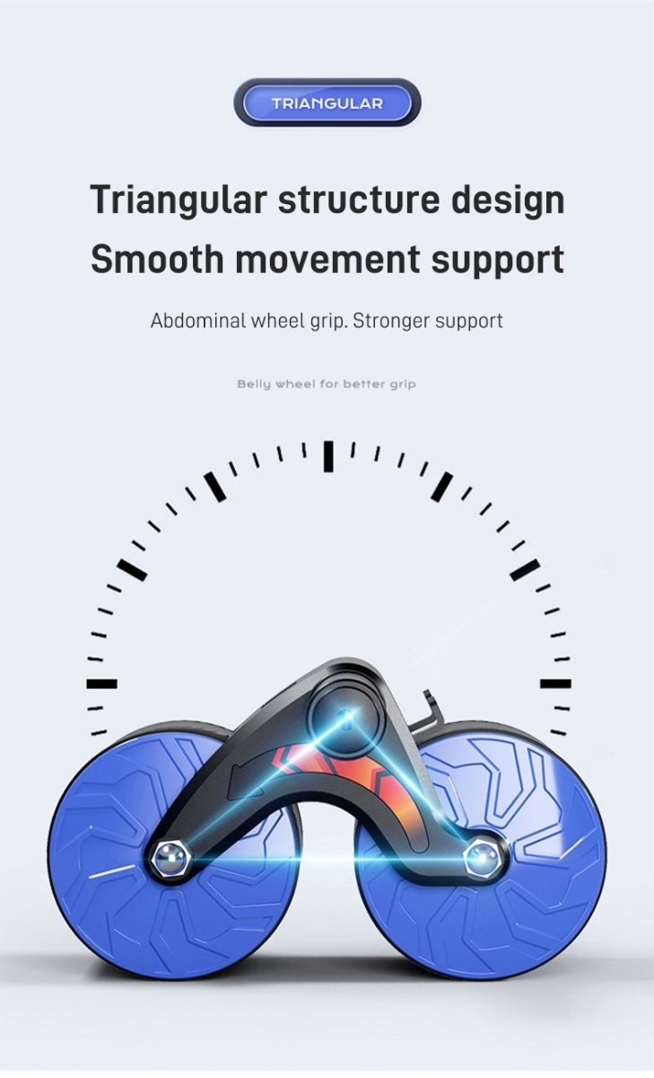 Lisslune | Coremaster AB-Roller – Adjustable Ab Wheel for Safe & Effective Core Training