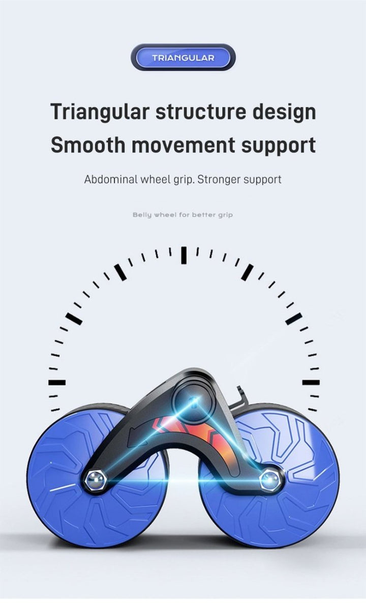 Lisslune | Coremaster AB-Roller – Adjustable Ab Wheel for Safe & Effective Core Training
