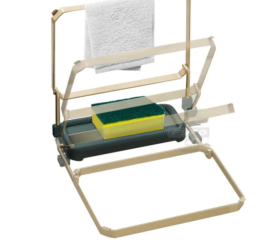 Lisslune | CORNERCADDY – Foldable Sink Caddy for a Tidy Kitchen