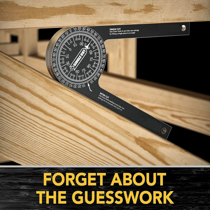 Lisslune | CORNERWISE – Laser Engraved Miter Saw Corner Measuring Tool for Accurate Cuts