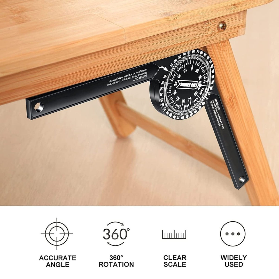 Lisslune | CORNERWISE – Laser Engraved Miter Saw Corner Measuring Tool for Accurate Cuts