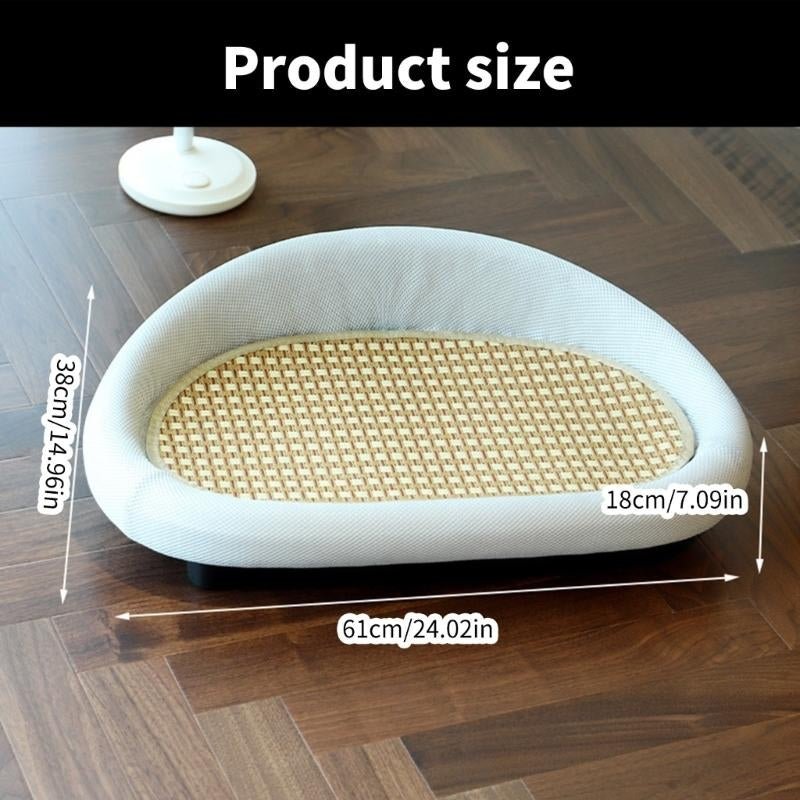 Lisslune | COSYCAT Retreat – Stylish Cat Bed with Sisal Scratch Surface & Cushion