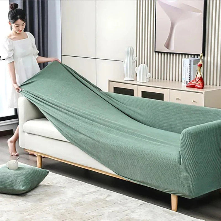 Lisslune | SNUGJACQ – Soft Jacquard Sofa Cover with Non-Slip Fit