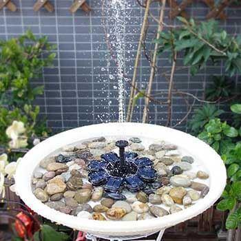 Lisslune | Solar-Powered Easy Bird Fountain Kit
