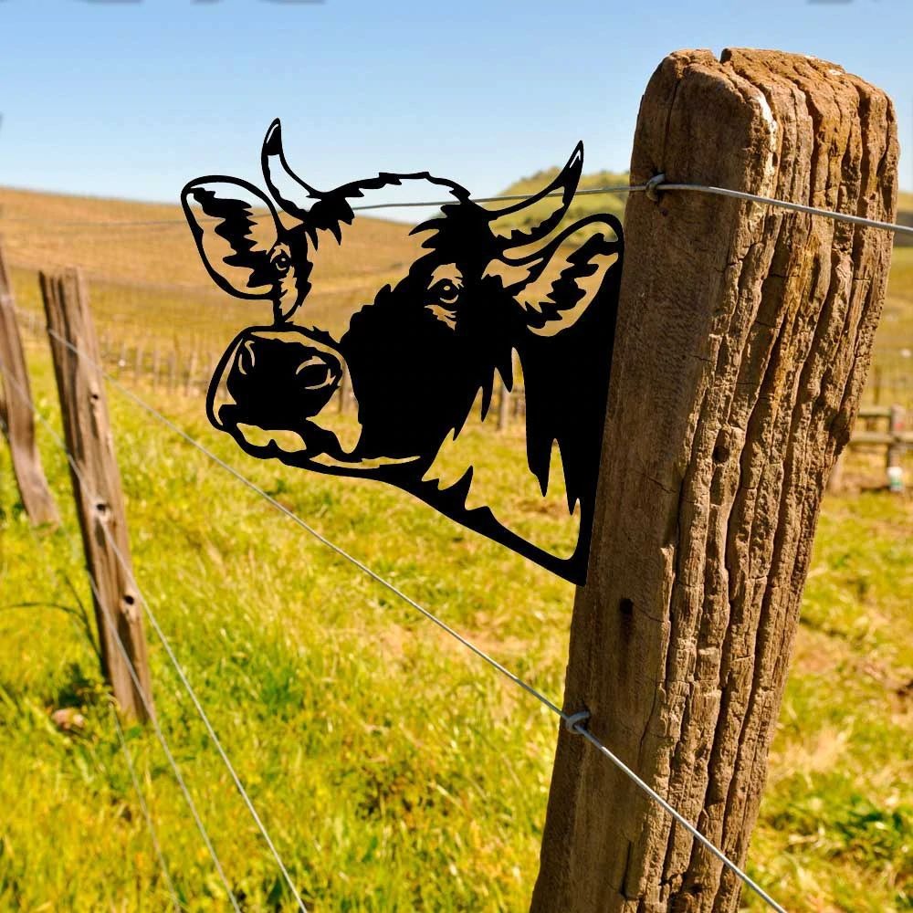 Lisslune | WildPost - Metal Dyresilhouette Fence Caps