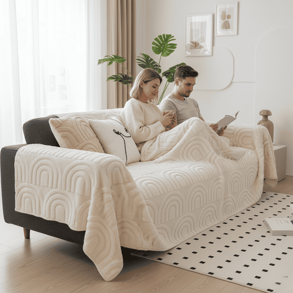 Lisslune | COZYARMOR – Soft yet Durable Anti-Slip Sofa Slipcover