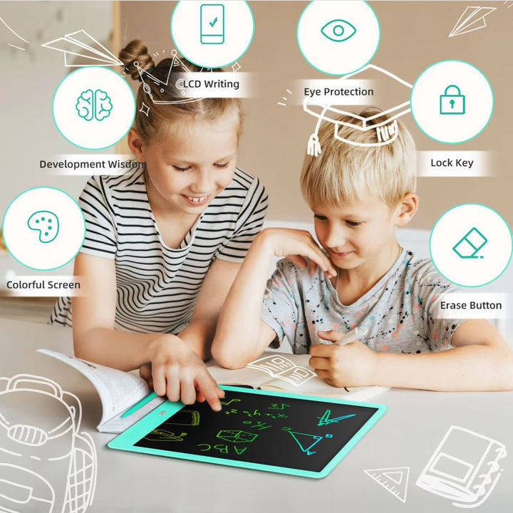 Lisslune | Creasketch – LCD Drawing Board for Kids with One-Click Erase & No Screen Glare