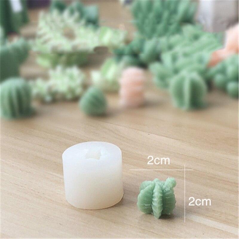 Lisslune | Creative 3D Cactus and Succulent Silicone Mold for Unique Creations and Baking