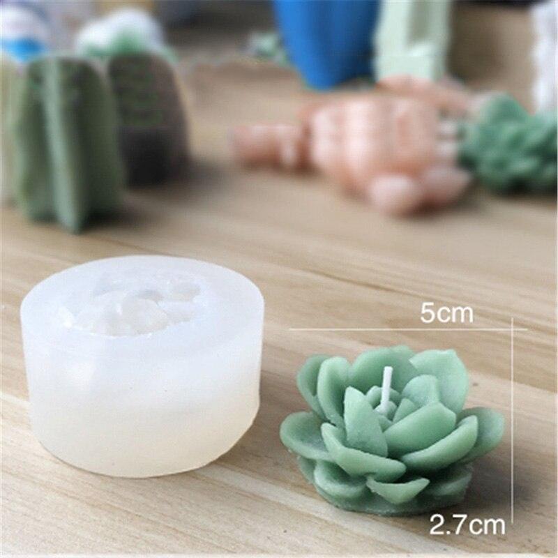 Lisslune | Creative 3D Cactus and Succulent Silicone Mold for Unique Creations and Baking