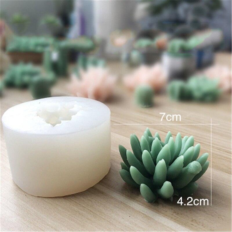 Lisslune | Creative 3D Cactus and Succulent Silicone Mold for Unique Creations and Baking