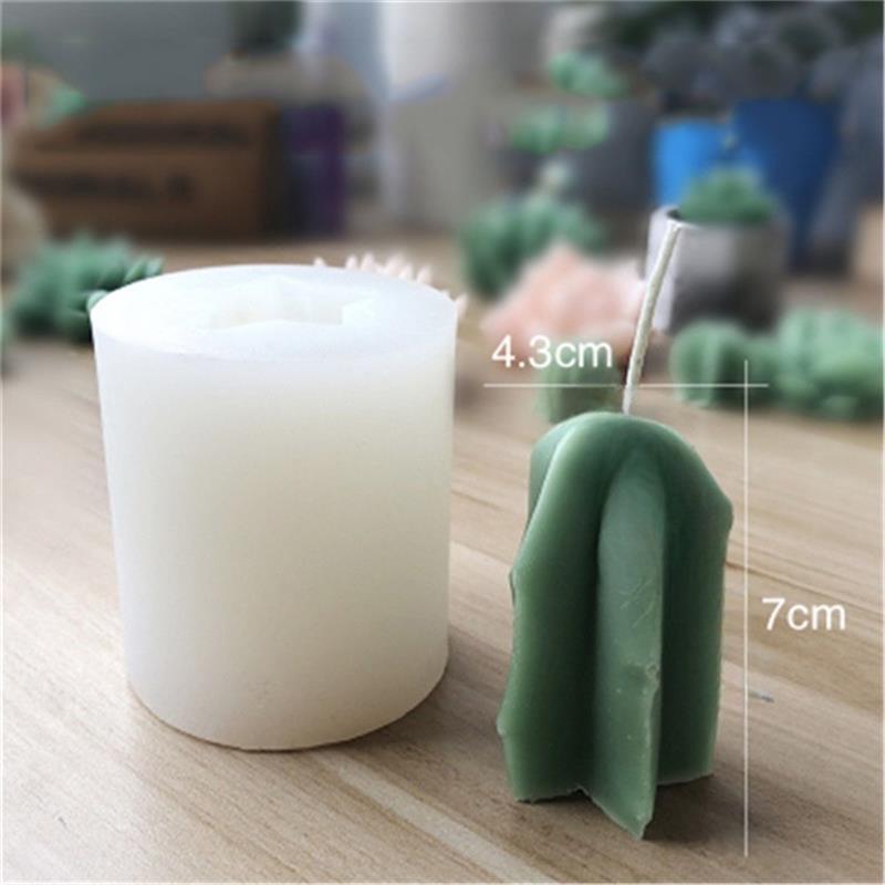 Lisslune | Creative 3D Cactus and Succulent Silicone Mold for Unique Creations and Baking