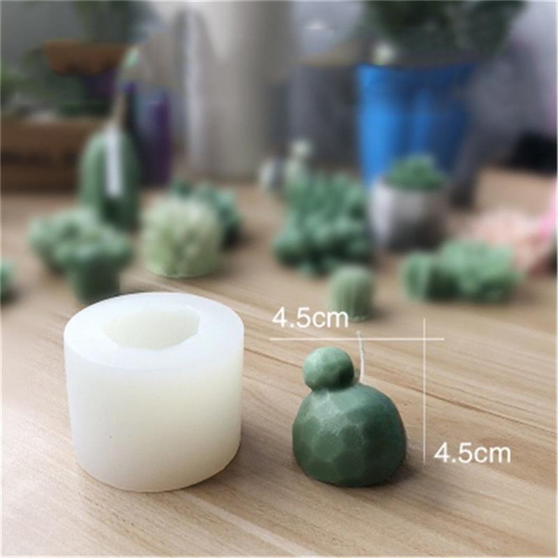 Lisslune | Creative 3D Cactus and Succulent Silicone Mold for Unique Creations and Baking