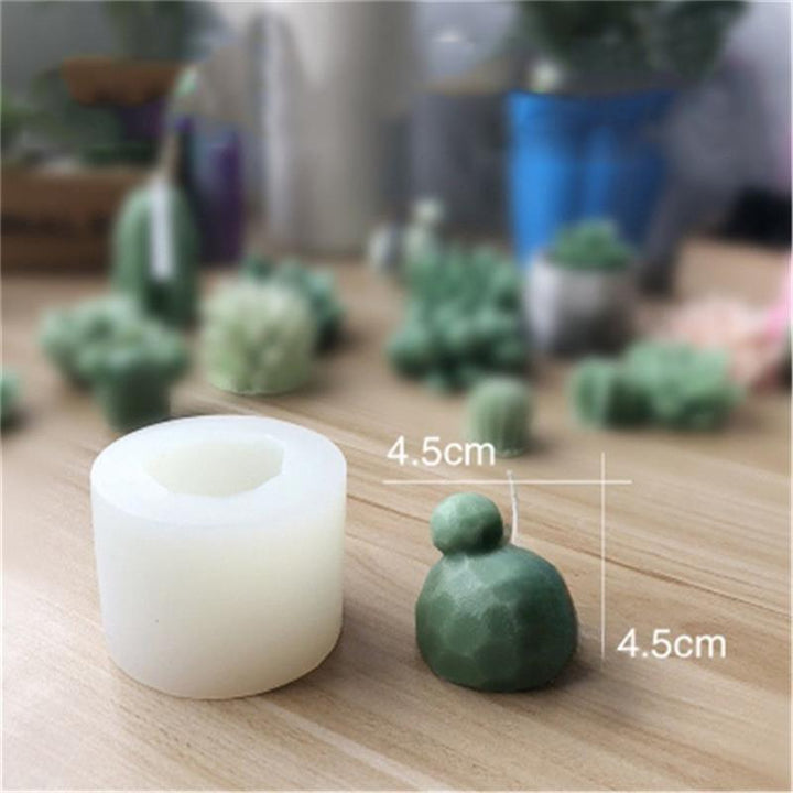Lisslune | Creative 3D Cactus and Succulent Silicone Mold for Unique Creations and Baking