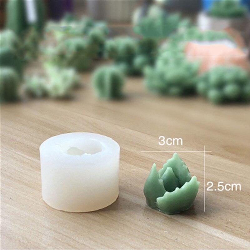 Lisslune | Creative 3D Cactus and Succulent Silicone Mold for Unique Creations and Baking