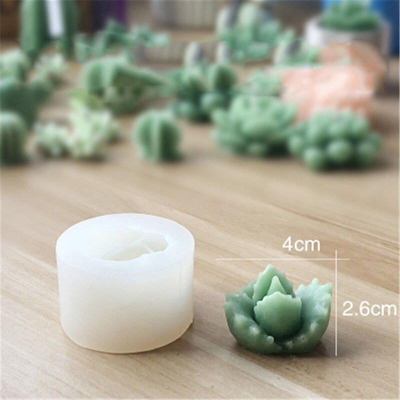 Lisslune | Creative 3D Cactus and Succulent Silicone Mold for Unique Creations and Baking