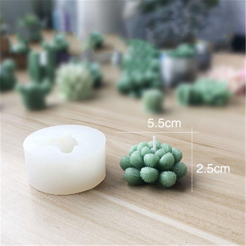 Lisslune | Creative 3D Cactus and Succulent Silicone Mold for Unique Creations and Baking