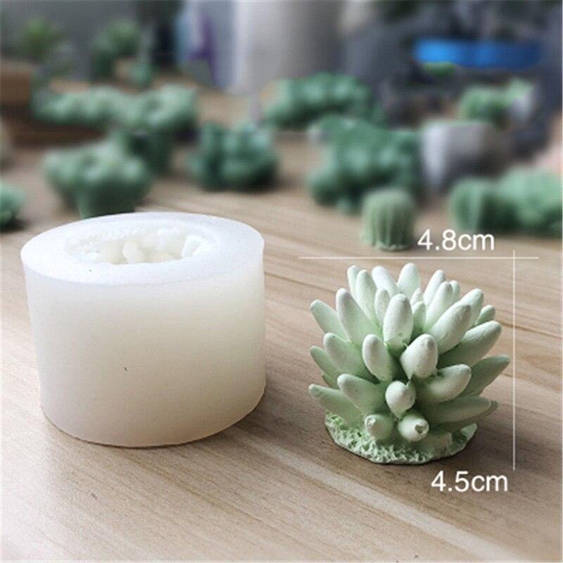 Lisslune | Creative 3D Cactus and Succulent Silicone Mold for Unique Creations and Baking