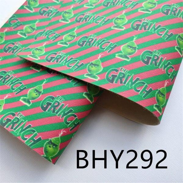 Lisslune | Festive artificial leather craft set with Christmas character prints - DIY creative bundle