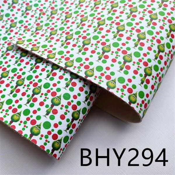 Lisslune | Festive artificial leather craft set with Christmas character prints - DIY creative bundle