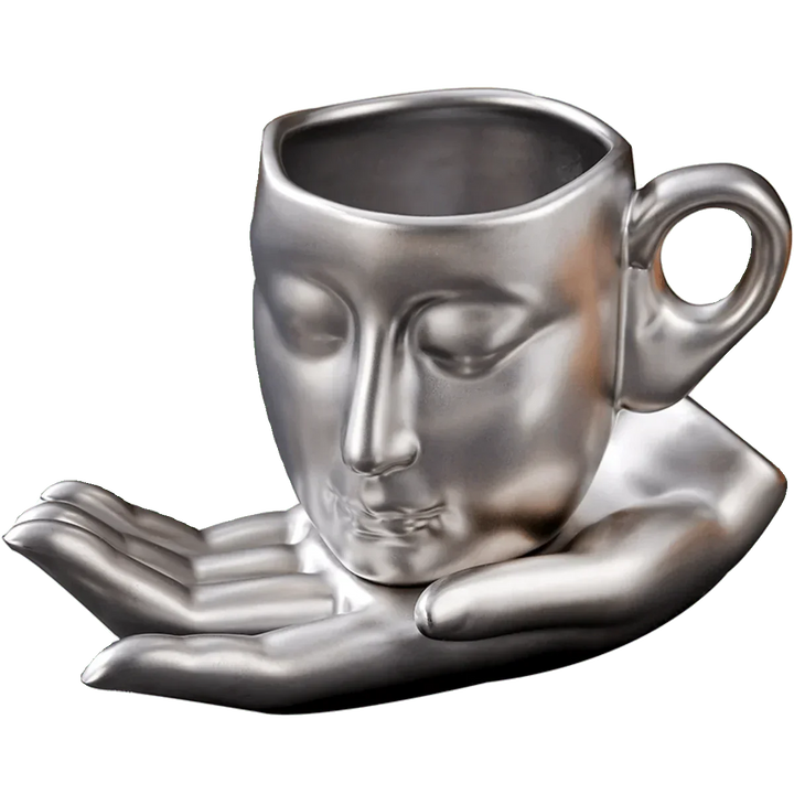 Lisslune | Coffee Cup Set with Minimalist Face Shape