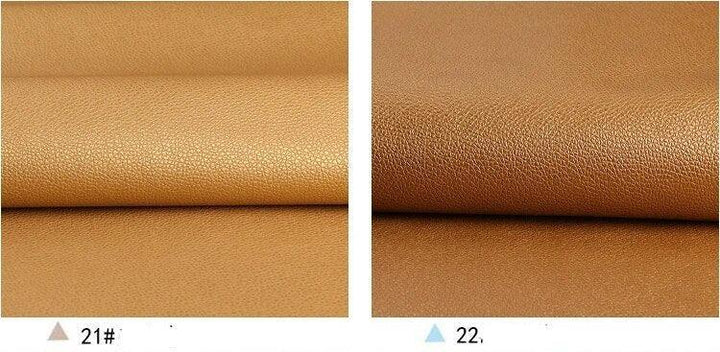 Lisslune | Litchi PU Leather Craft Set: Versatile DIY Fabric Set for Creative Projects