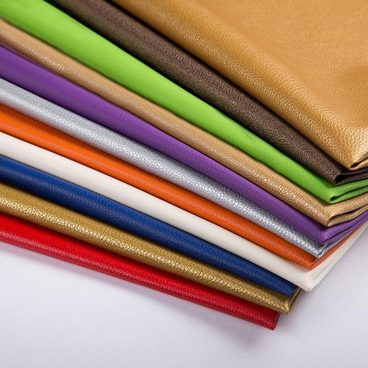 Lisslune | Litchi PU Leather Craft Set: Versatile DIY Fabric Set for Creative Projects