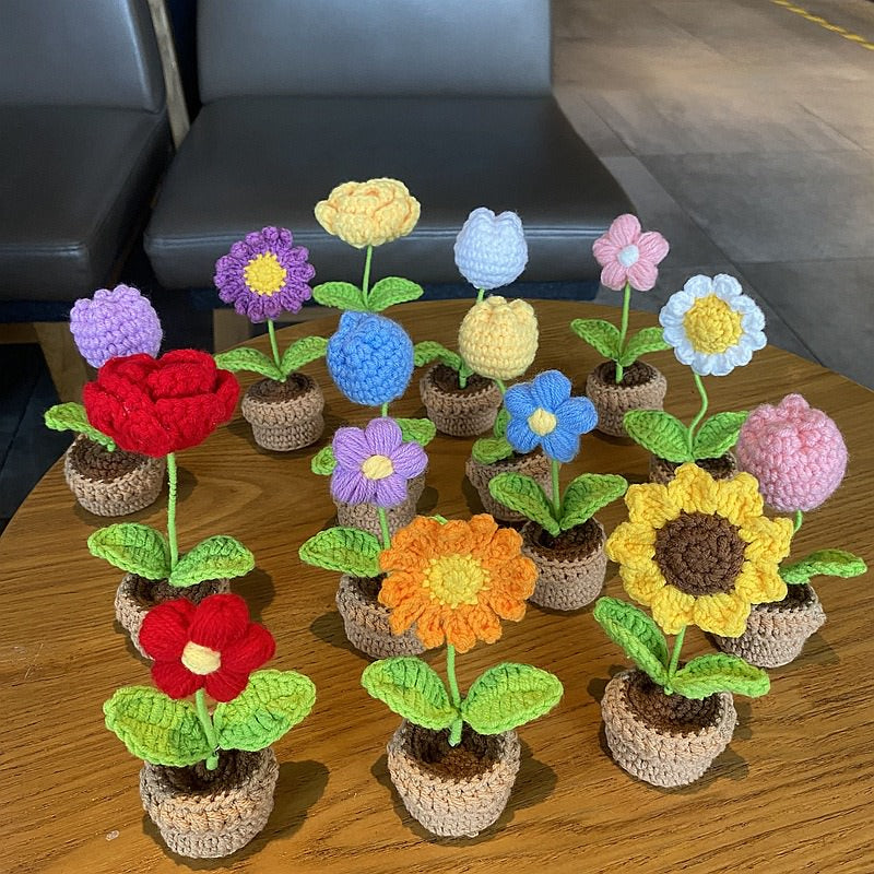 Rynx | Crochet Potted Plants Mini Flowers