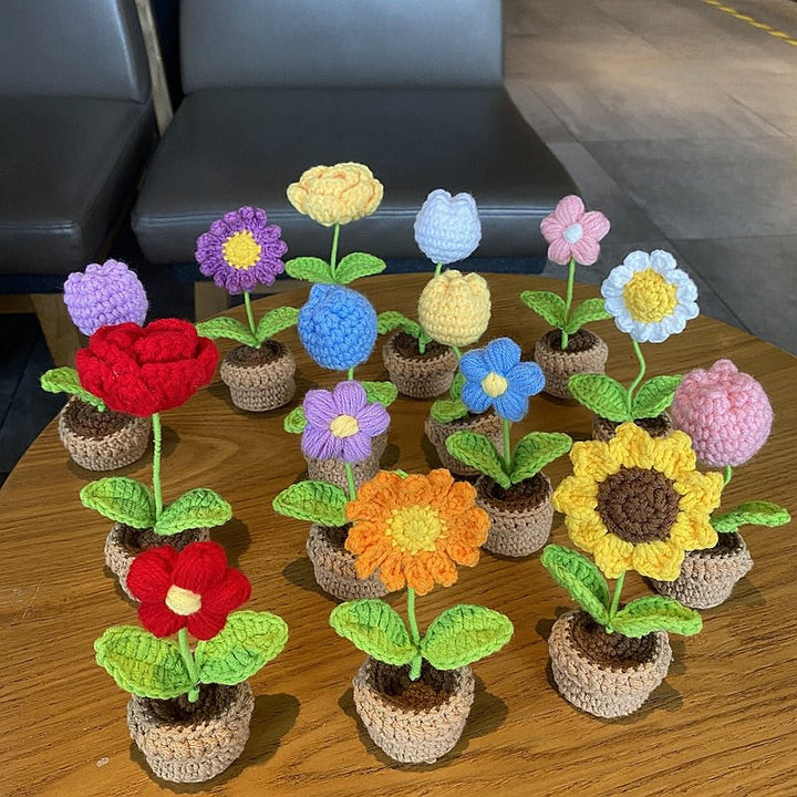 Rynx | Crochet Potted Plants Mini Flowers