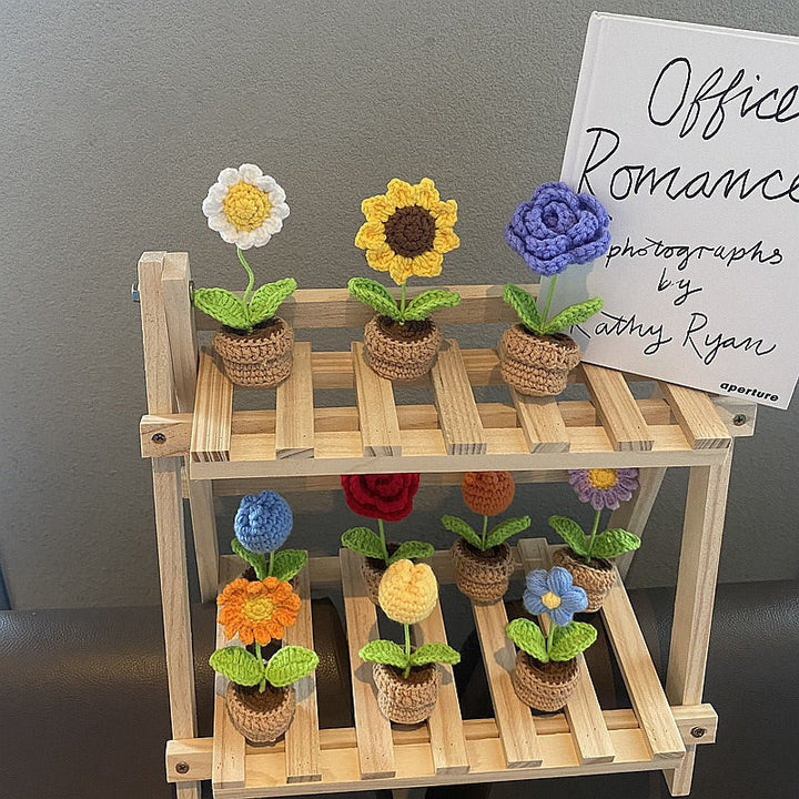 Rynx | Crochet Potted Plants Mini Flowers