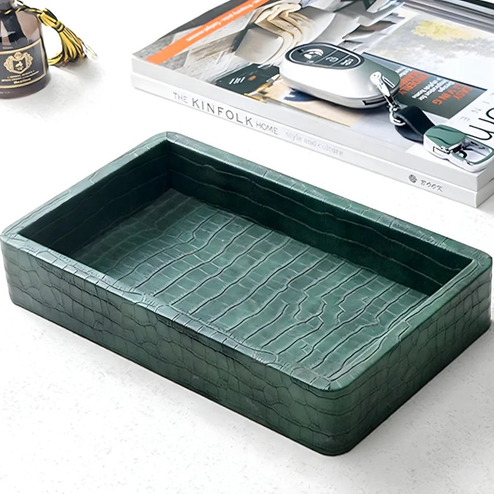 Lisslune | Croc Luxe Organiser Tray Box