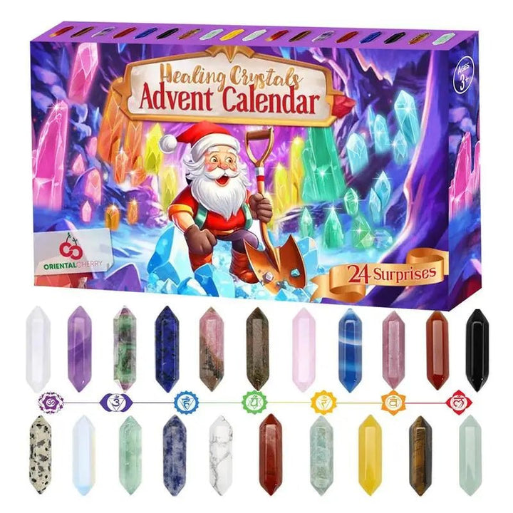 Lisslune | CRYSTAL ADVENT CALENDAR 2025 – 24 Unique Crystals for a Magical Christmas Countdown