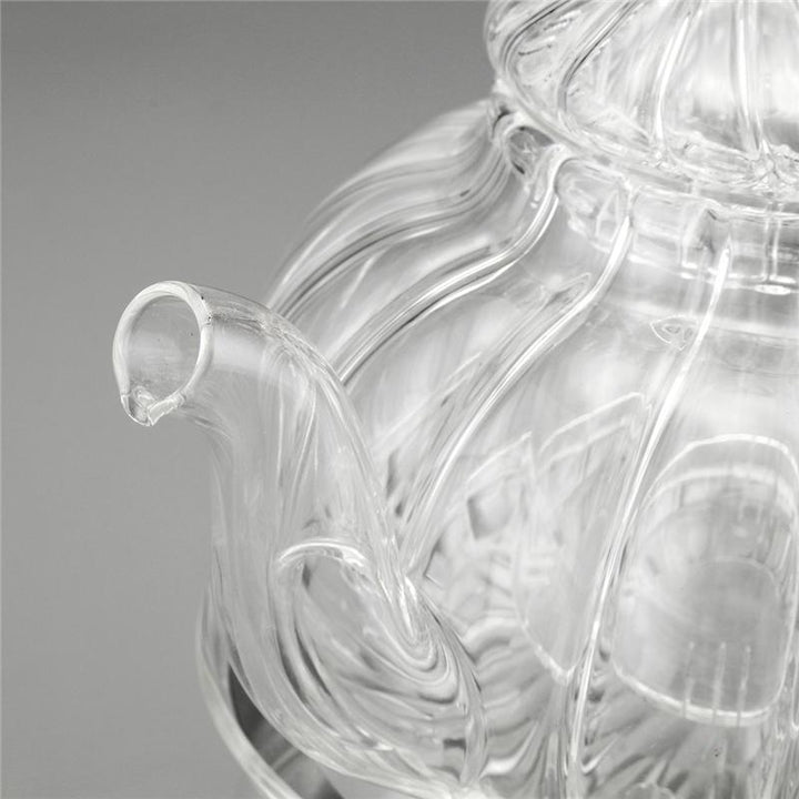 Lisslune | Crystal Clear Glass Teapot Set