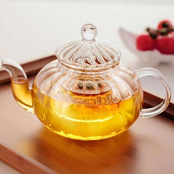 Lisslune | Crystal Clear Glass Teapot Set
