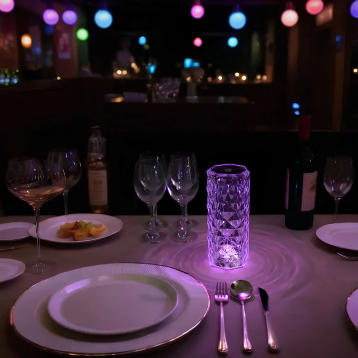 Lisslune | Crystal Table Lamp with Touch Control - Aurora