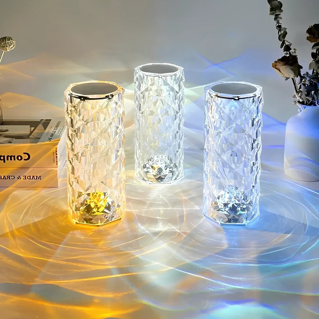 Lisslune | Crystal Table Lamp with Touch Control - Aurora