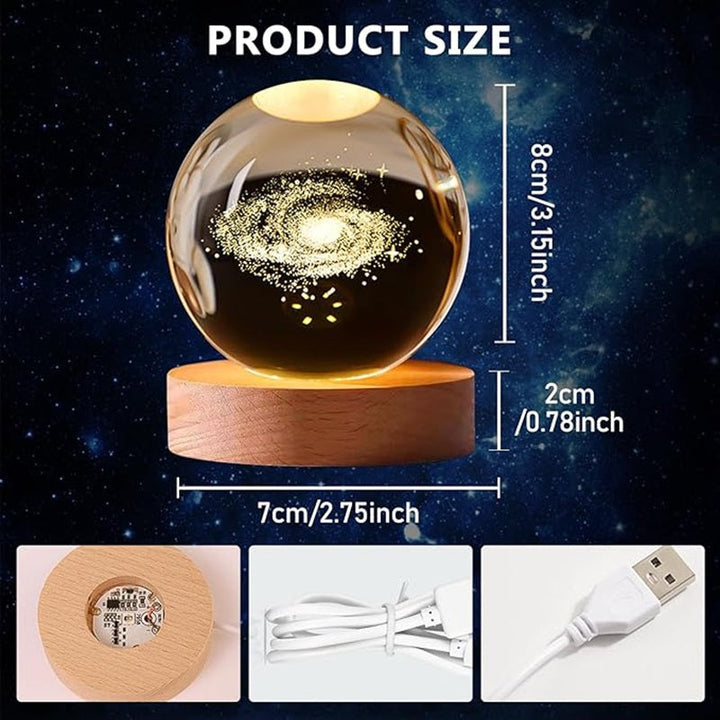 Lisslune | 3D Crystal Ball Lamp